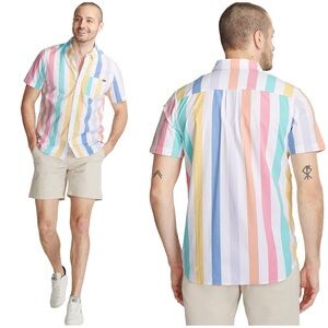 Chubbies Friday Button-Down Short-Sleeve Shirt in The Colors of the Wind